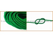 Тканевый провод зеленого цвета